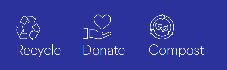 recycle donate and compost